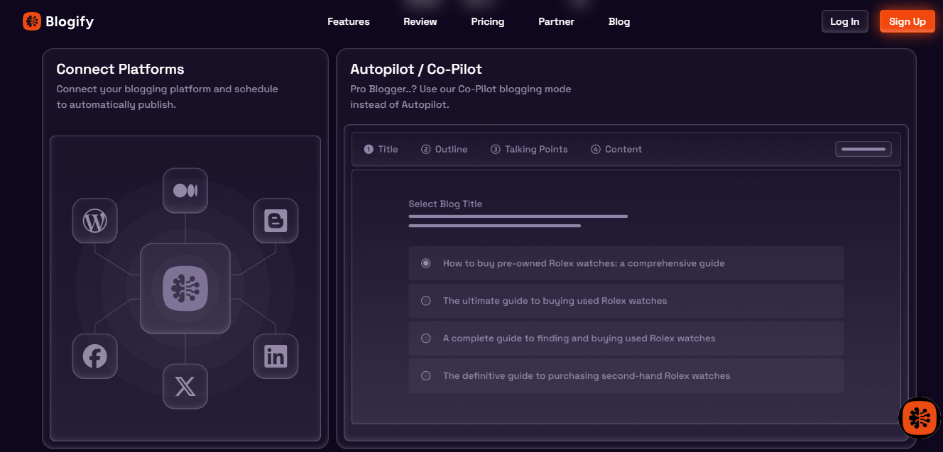 Performance and Speed Blogify